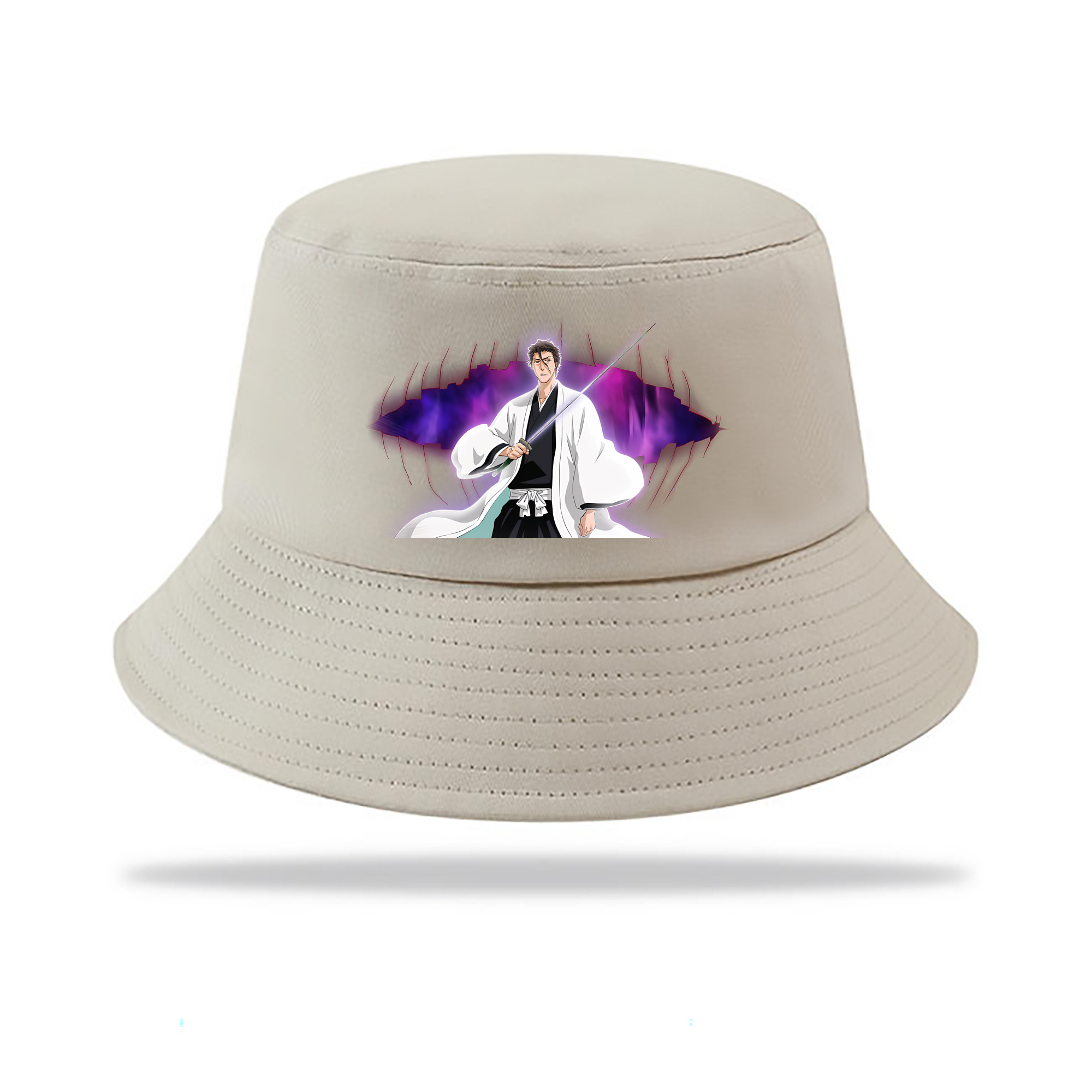 （画像用） ブリーチ 藍染 惣右介（あいぜん そうすけ） BLEACH Aizen Sousuke アウトドア日除けバケットハット